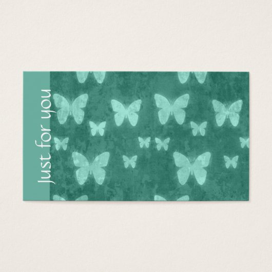 Girly Jade Green Butterfly | Wellness-Center Gift  (Vorderseite)