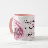 Girly Jane Austen Emma Buchangebot Rosa Rose Flora Tasse (Vorderseite Links)