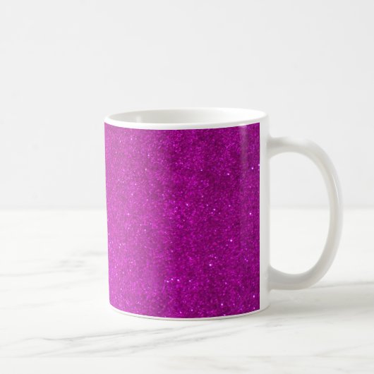 Girly Kaffee-Tasse mit rosa Glittern des Imitats Kaffeetasse (Rechts)