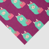 Girly Lama Emoji Seidenpapier (Ausschnitt)