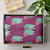 Girly Lama Emoji Seidenpapier (Geschenk)