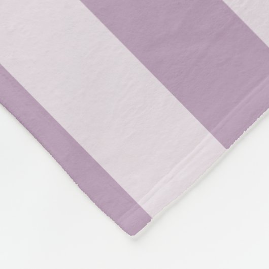 Girly Lavendel-Streifen-niedlicher Fleecedecke (Ecke)