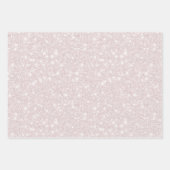 Girly Lavender Glitter Sparkle Birthday Geschenkpapier Set (Vorderseite 2)