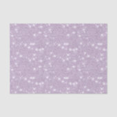 Girly Lavender Glitter Sparkle Birthday Seidenpapier (Vorderseite)