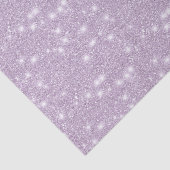 Girly Lavender Glitter Sparkle Birthday Seidenpapier (Ausschnitt)