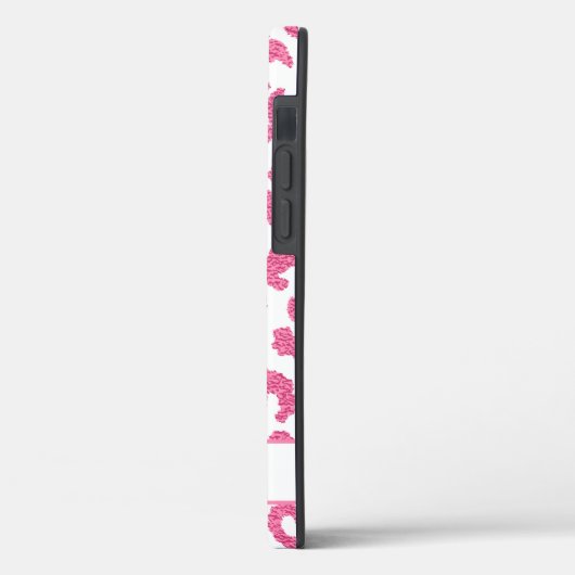 Girly Leopard Animal Print Muster Personalisiert Case-Mate iPhone Hülle (Rückseite / Links)