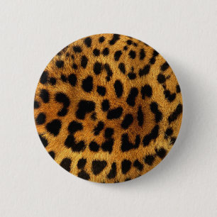 girly Leoparddruck des wilden SafaritierGepards Button