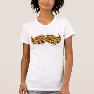 girly Leopardschnurrbart T-Shirt