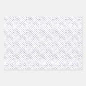 Girly Lila Dots Hearts Leopard Print Geschenkpapier Set (Vorderseite 2)