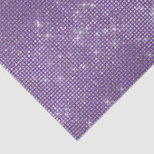 Girly Lila Glitzy Sparkle Seidenpapier (Detail)