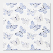 Girly Lila Lavender Butterflies Tapete (Vorderseite)