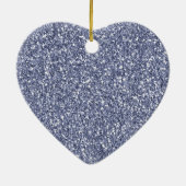 Girly Lila Sparkle Unicorn Keramik Ornament (Hinten)