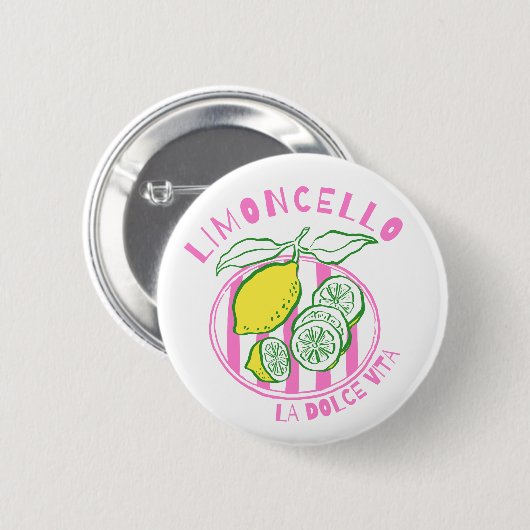 Girly Limoncello– La Dolce Vita Pink Button (Vorne & Hinten)