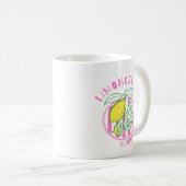 Girly Limoncello– La Dolce Vita Pink Kaffeetasse (VorderseiteRechts)
