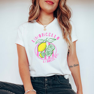 Girly Limoncello – La Dolce Vita Pink T-Shirt