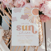 Girly Little Sunshine Einladung zum Geburtstag