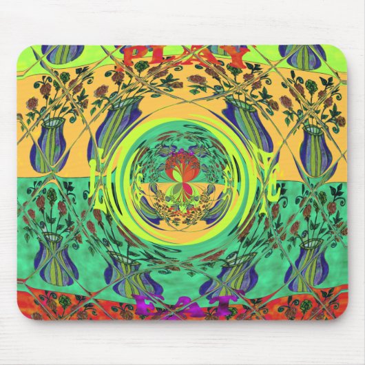 Girly Lovely Floral Mousepad (Vorne)