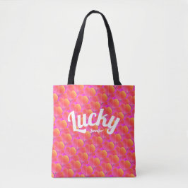 Girly Lucky Pink Clover St Patrick Irish Pattern Tasche