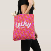 Girly Lucky Pink Clover St Patrick Irish Pattern Tasche (Von Nahem)