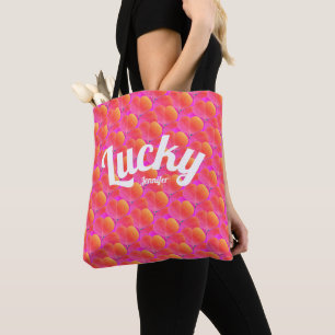 Girly Lucky Pink Clover St Patrick Irish Pattern Tasche