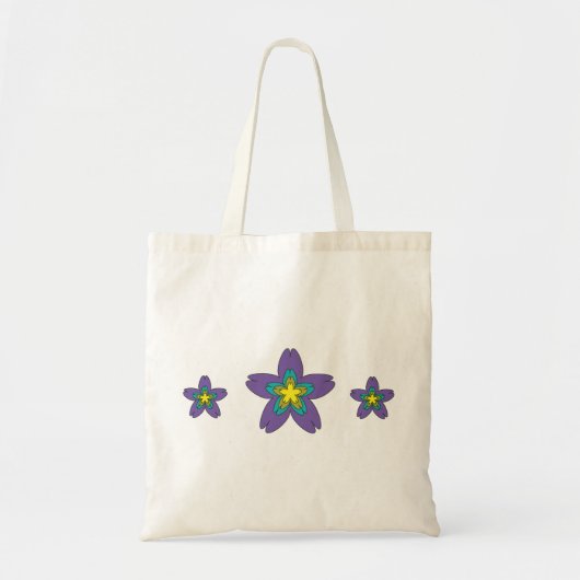 Girly Mädchen-Cartoon-Blume hat Tasche in der (Vorne)