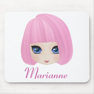 Girly Mädchen-Marianne-Gewohnheit Mousepad