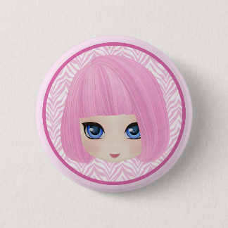 Girly Mädchen-Marianne-Mode-Knopf Button