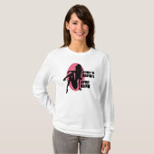 Girly Mädchen-Rosa-Diamant-Frauen-T-Shirt T-Shirt (Vorne ganz)