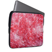 Girly Mädchen - rosa Imitat-Pelz Laptopschutzhülle (Vorne Rechts)