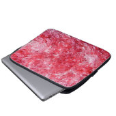 Girly Mädchen - rosa Imitat-Pelz Laptopschutzhülle (Vorne Knopf)