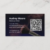 Girly Makeup Artist Visitenkarte (Vorderseite)