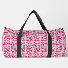 Girly Makeup - Pink Duffle Bag