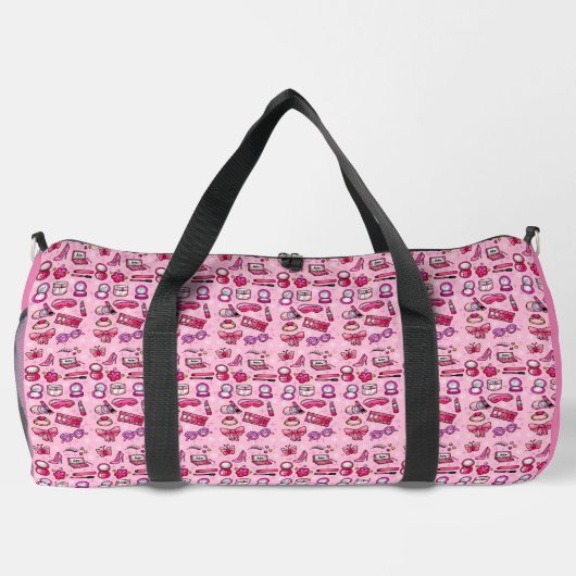 Girly Makeup - Pink Duffle Bag (Rückseite)