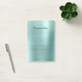 Girly Mint Glam Gold Sparkle Lila Confetti Post-it Klebezettel (Büro)