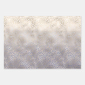 Girly Mint Gold Ombre Leopard Print Geschenkpapier Set (Vorderseite 3)