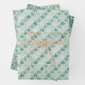 Girly Mint Pearl Mermaid Glitzer Geschenkpapier Set (Beispiel)