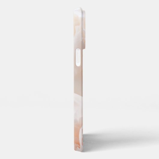 Girly mit Monogramm erste rosa Pastellfotografie iPhone Hülle (Rechte Seite)