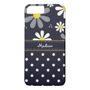 Girly Mod-Gänseblümchen und Polka-Punkte mit Nam Case-Mate iPhone Hülle