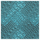 girly Mode-Türkisblau Alligatorleder Stoff (Nahaufnahme)