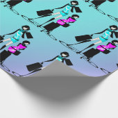 Girly Modells Shopping Paris Geschenkpapier (Ecke)