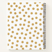 Girly Modern Chic Notizblock (Rückseite)