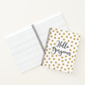 Girly Modern Chic Notizblock (Innenseite)