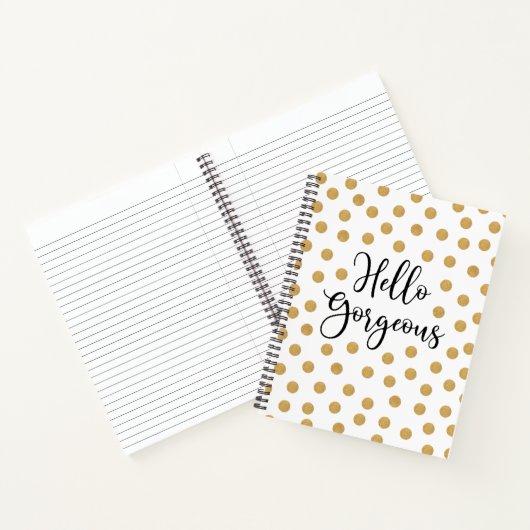 Girly Modern Chic Notizblock (Innenseite)