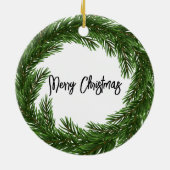 Girly Modern Friends Forever BESTE FREUNDIN Frohe Keramik Ornament (Hinten)