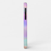 Girly Modern Iridescent Rainbow Individuelle Name  Case-Mate iPhone Hülle (Hinten/Links)