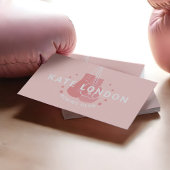 Girly Modern Modern Online Boxing Golf Club Visitenkarte