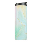 Girly Modern Pastel Unicorn Thermosbecher (Nach links gedreht)
