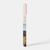 Girly Monogram Elegantes Foto Rosa iPhone 15 Hülle (Rechte Seite)