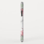 Girly Monogram Marble Case-Mate iPhone Hülle (Hinten/Rechts)