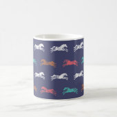 Girly Multicolor Classic Pferde Kaffeetasse (Mittel)